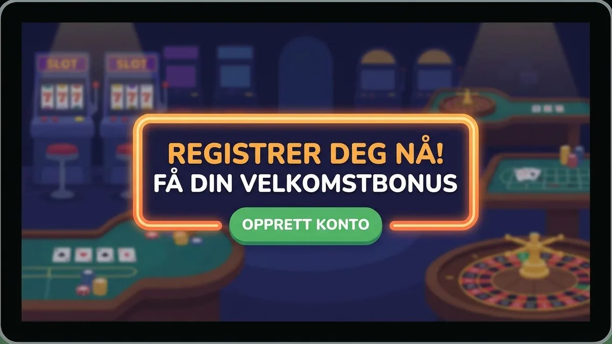 Registrer deg med bonus
